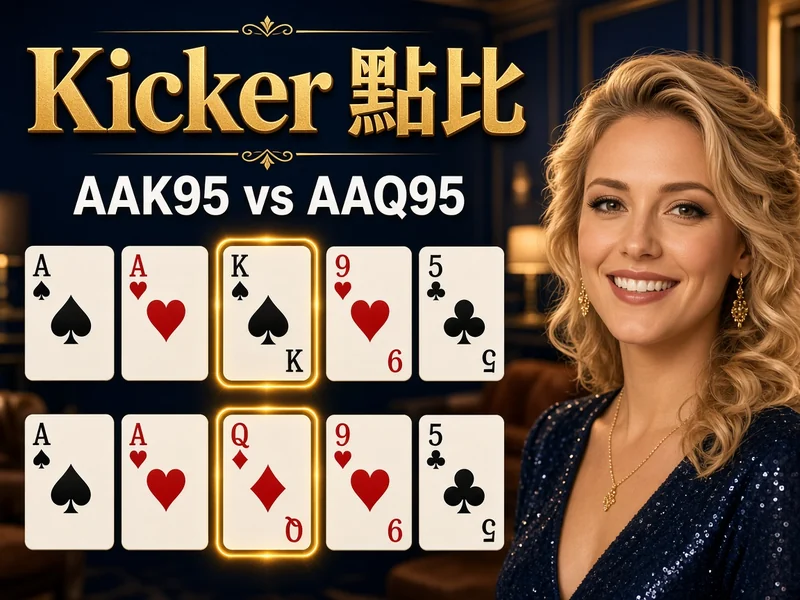 德州撲克 Kicker 係咩教學示意
